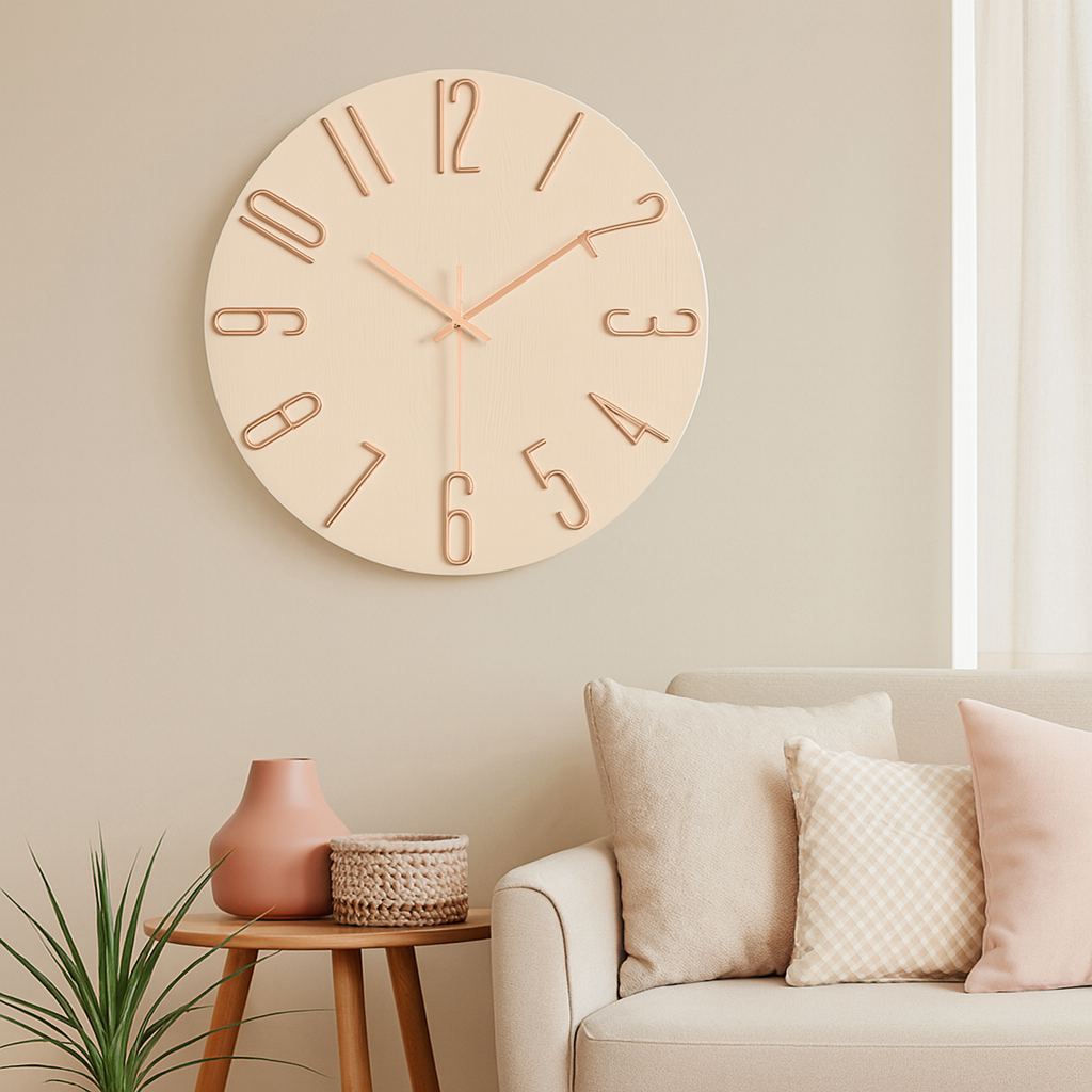 Quiet Slim Quartz Wall Clock