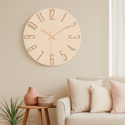 Quiet Slim Quartz Wall Clock