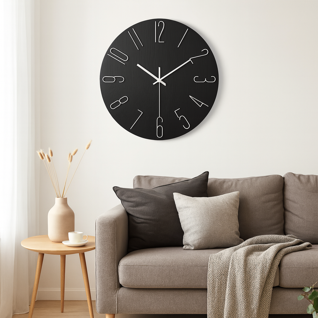 Quiet Slim Quartz Wall Clock
