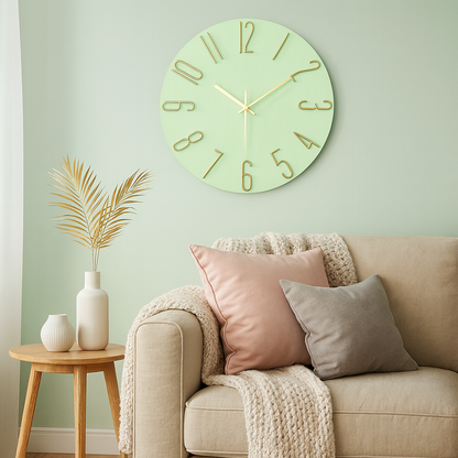 Quiet Slim Quartz Wall Clock
