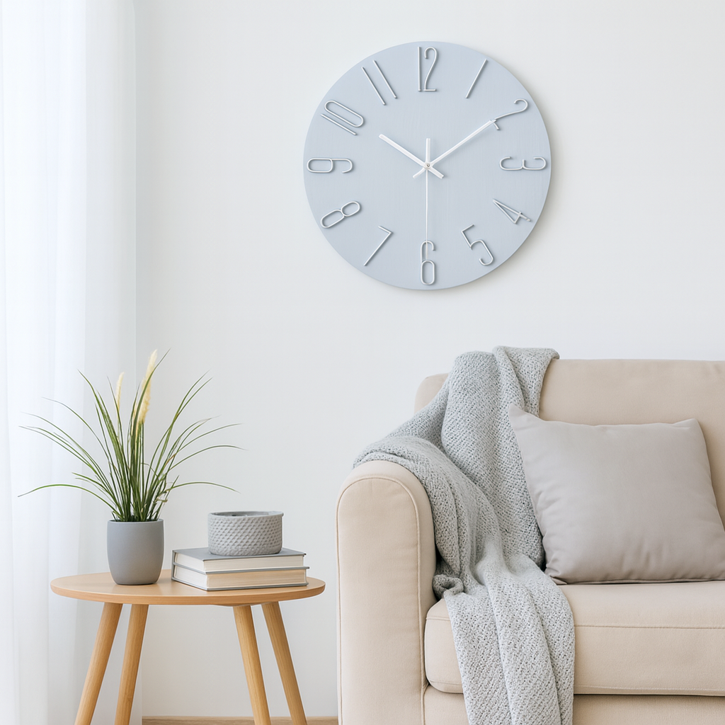 Quiet Slim Quartz Wall Clock