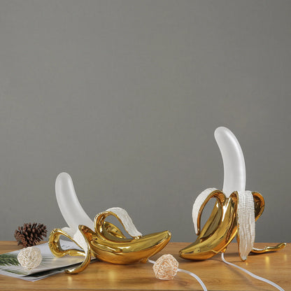 Bright Yellow Fruit Shaped Table Lamp