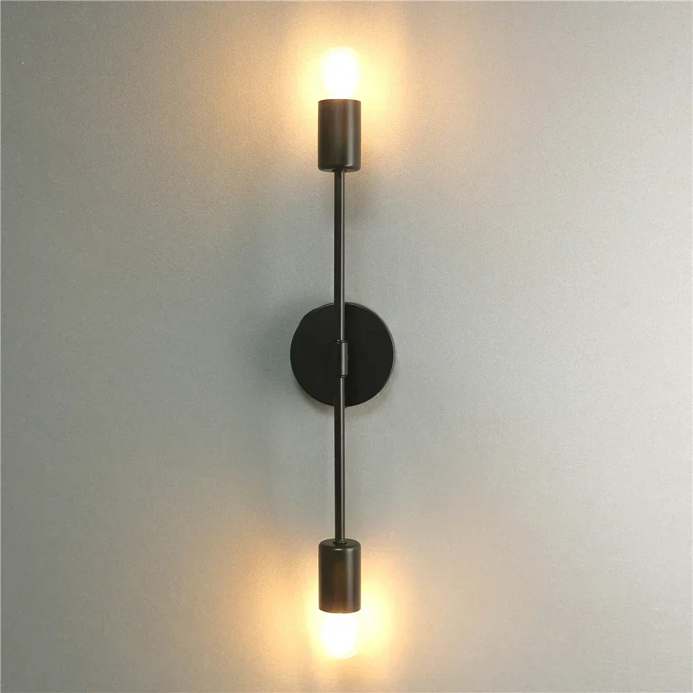 Dual Metal Bracket Wall Lamp
