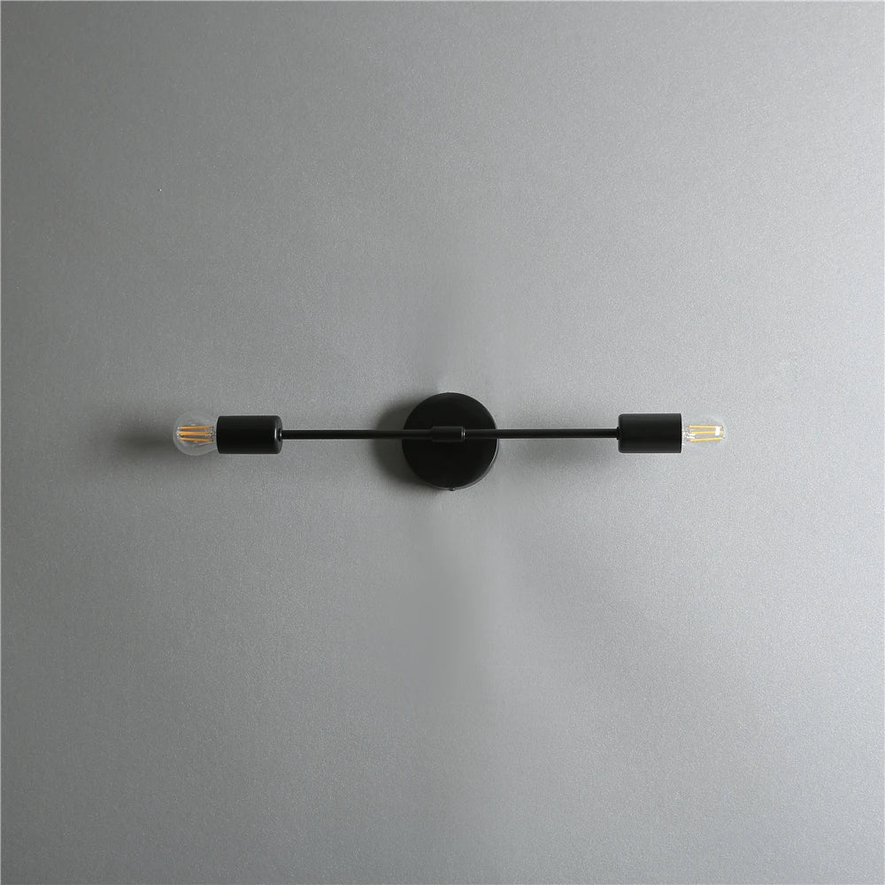Dual Metal Bracket Wall Lamp