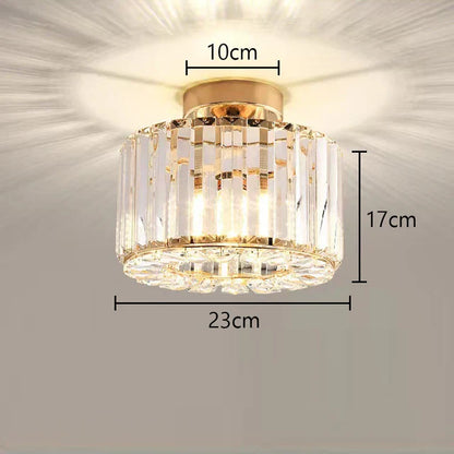 Elegant Crystal Chandelier Lamp