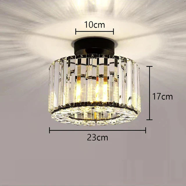 Elegant Crystal Chandelier Lamp