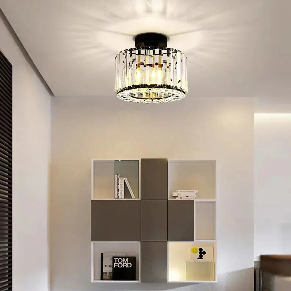 Elegant Crystal Chandelier Lamp