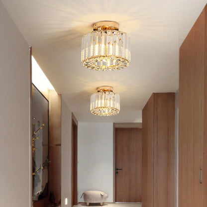 Elegant Crystal Chandelier Lamp