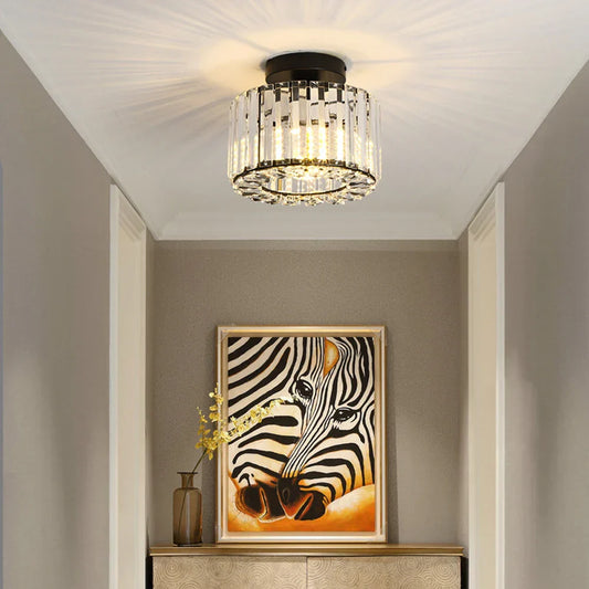 Elegant Crystal Chandelier Lamp - Fesara