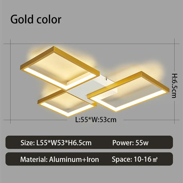 Elegant Crystal LED Ceiling Light
