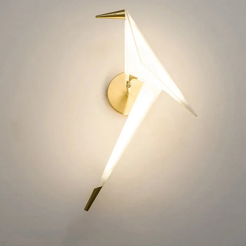 Modern Paper Shade Wall Lamp