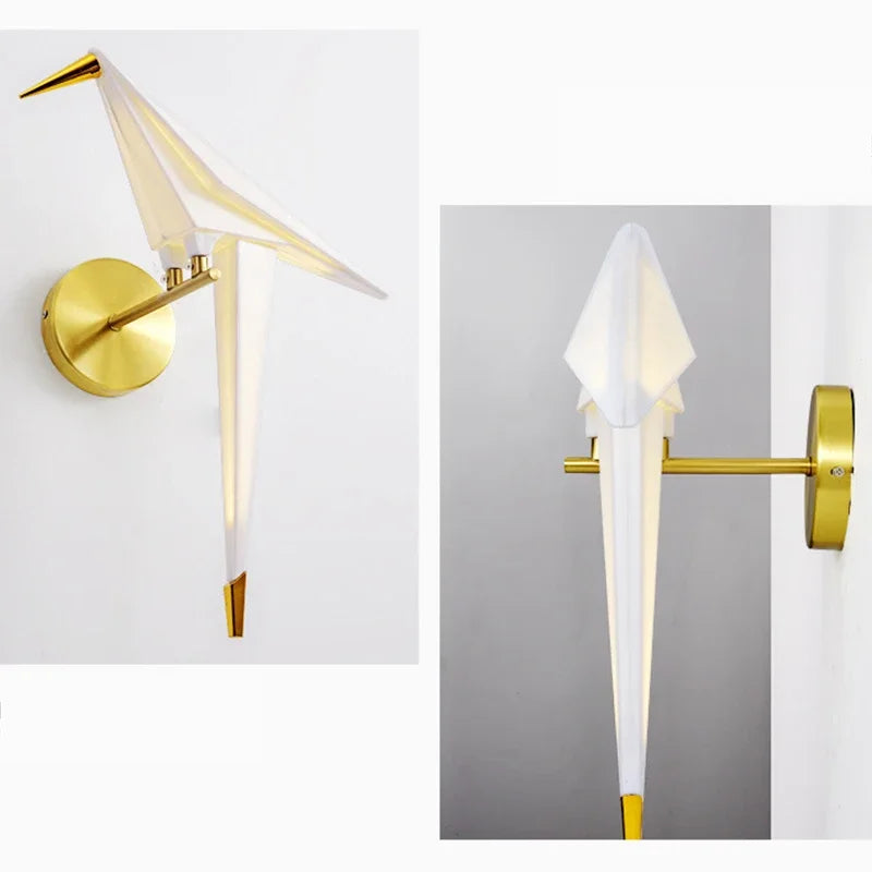 Modern Paper Shade Wall Lamp