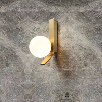 Luxury Gold Glass Ball Wall Lamp