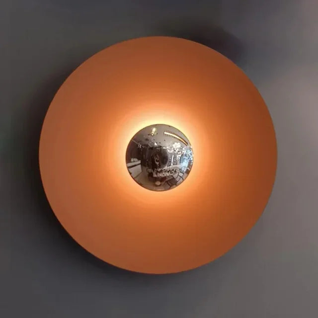 Vibrant Round LED Lamp with Dimmable Colour Change