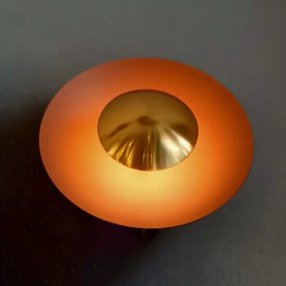 Vibrant Round LED Lamp with Dimmable Colour Change