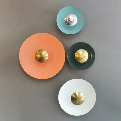 Vibrant Round LED Lamp with Dimmable Colour Change - Fesara