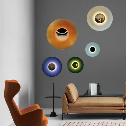 Bright Round LED Lamp with Color Changing Options - Fesara