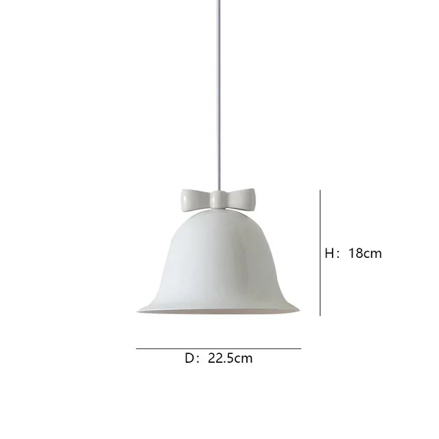 Stylish Bow LED Hanging Light Fixture - Fesara