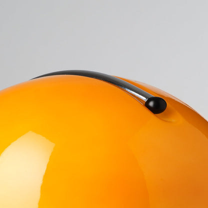 Vintage Style Table Lamp – Classic Orange Shade with USB Port