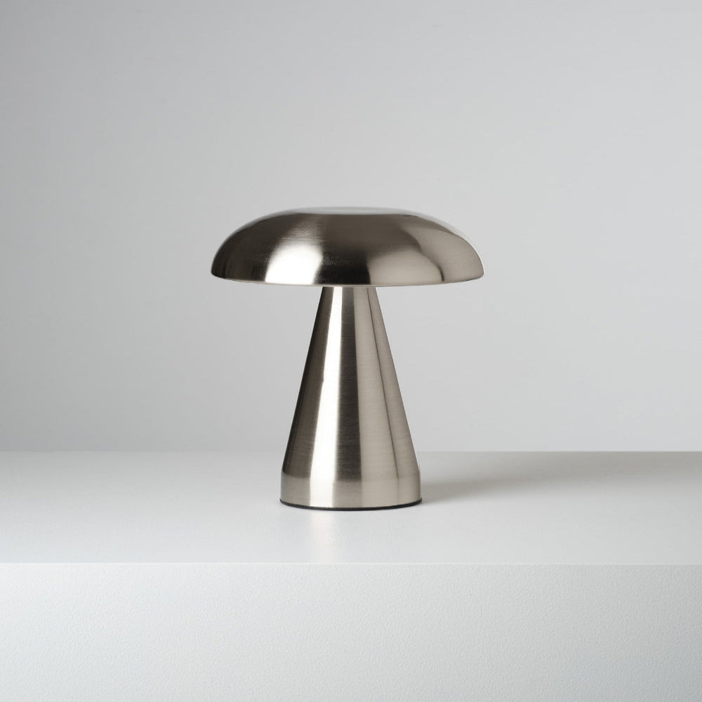 Contemporary Portable Battery Mushroom Table Lamp - Fesara