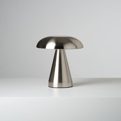 Contemporary Portable Battery Mushroom Table Lamp - Fesara