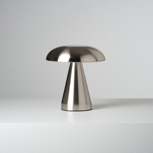Contemporary Portable Battery Mushroom Table Lamp - Fesara