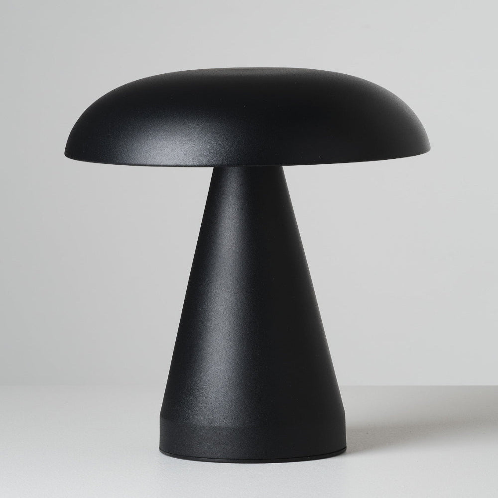 Contemporary Portable Battery Mushroom Table Lamp