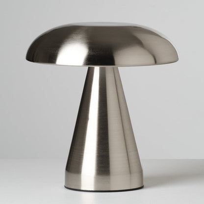Contemporary Portable Battery Mushroom Table Lamp
