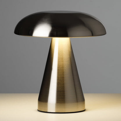 Contemporary Portable Battery Mushroom Table Lamp