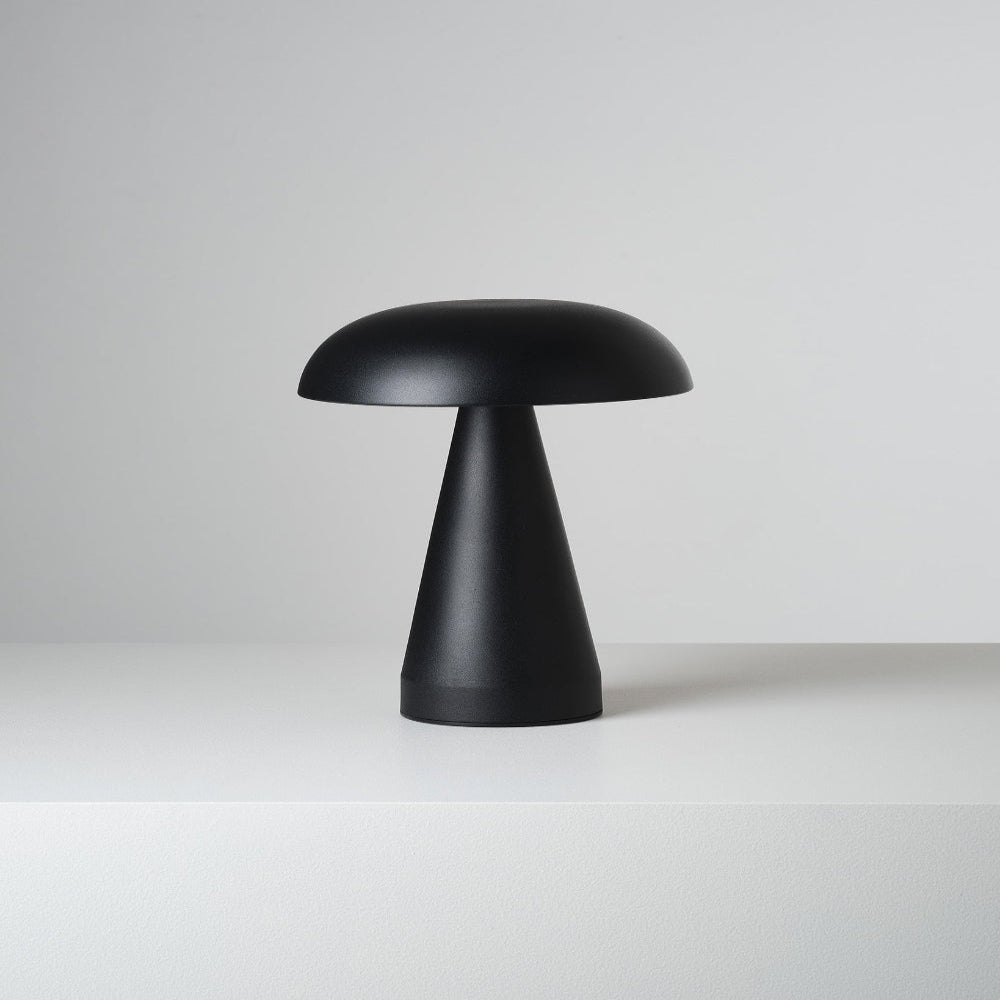 Contemporary Portable Battery Mushroom Table Lamp