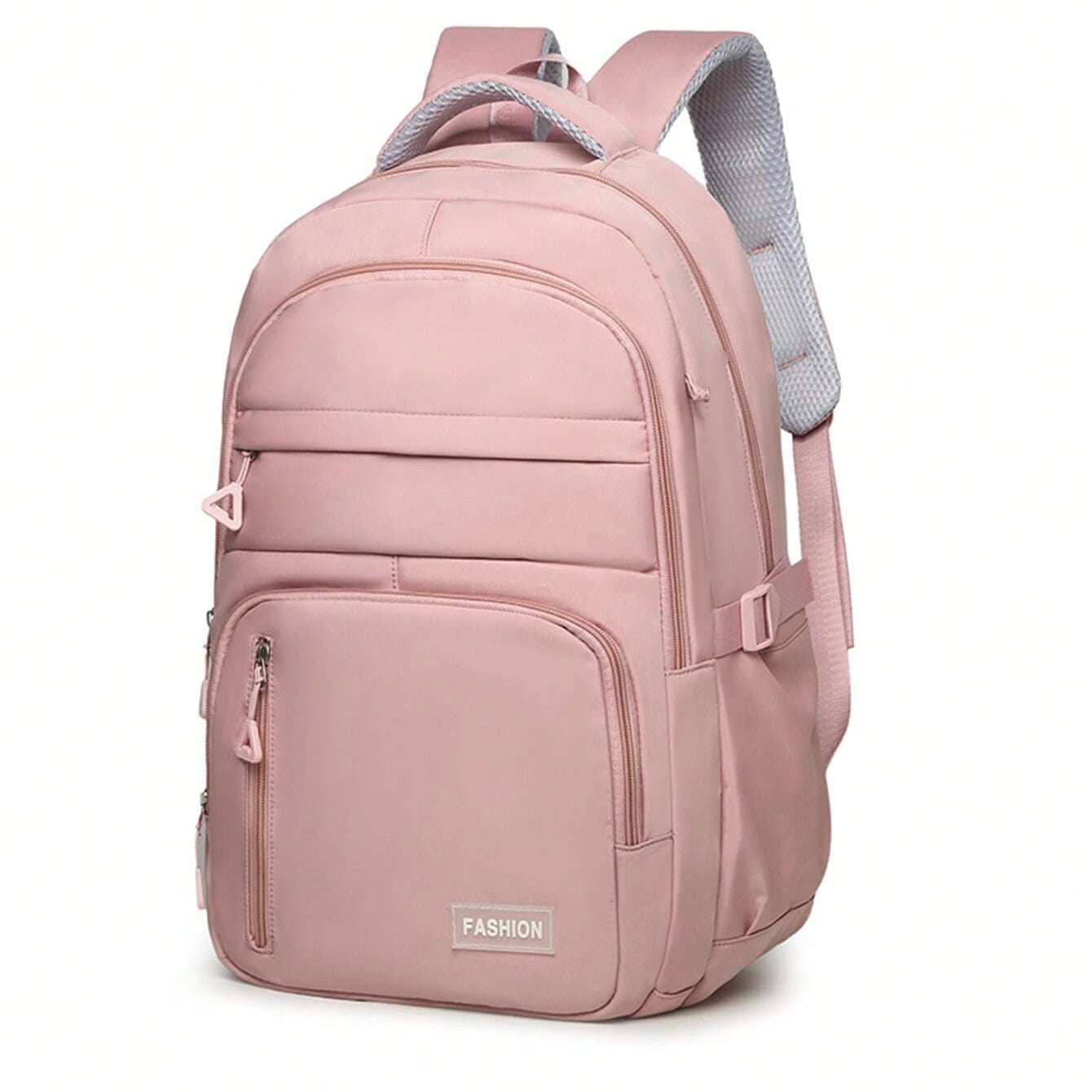 Pink Water Resistant Girls School Backpack - Fesara