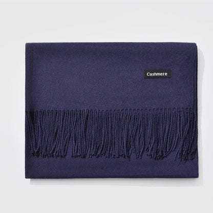 Monochrome Elegance | Stylish Warm Women's Classic Scarf 11