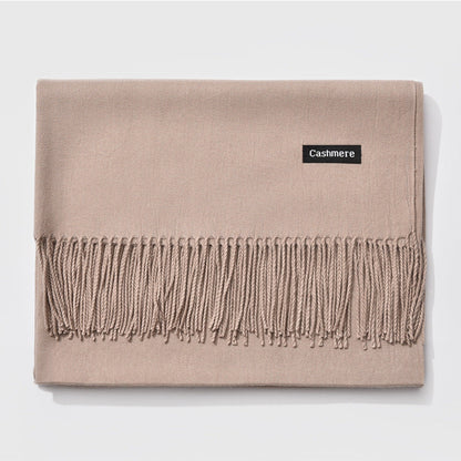 Monochrome Elegance | Stylish Warm Women's Classic Scarf 20