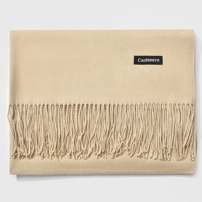 Monochrome Elegance | Stylish Warm Women's Classic Scarf 23