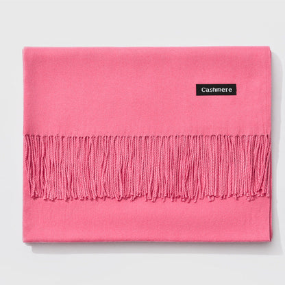 Monochrome Elegance | Stylish Warm Women's Classic Scarf 29