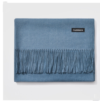 Monochrome Elegance | Stylish Warm Women's Classic Scarf 30