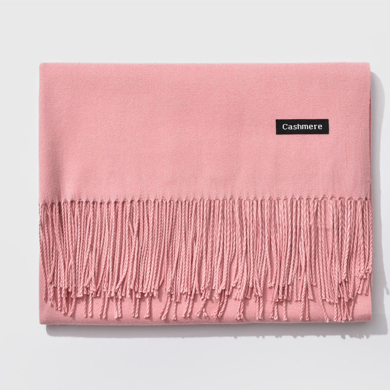 Monochrome Elegance | Stylish Warm Women's Classic Scarf 6
