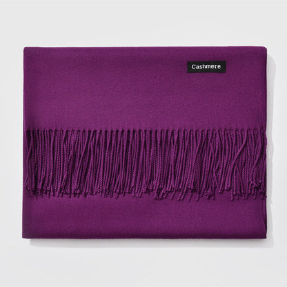 Monochrome Elegance | Stylish Warm Women's Classic Scarf 7
