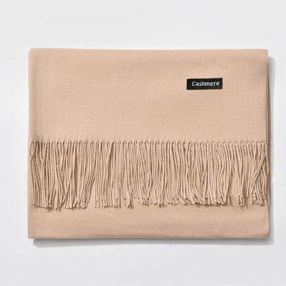 Monochrome Elegance | Stylish Warm Women's Classic Scarf 8