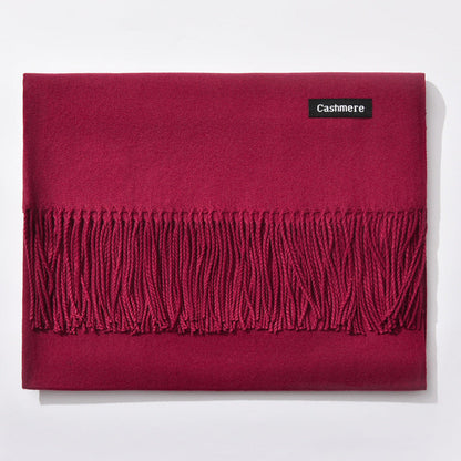 Monochrome Elegance | Stylish Warm Women's Classic Scarf 9