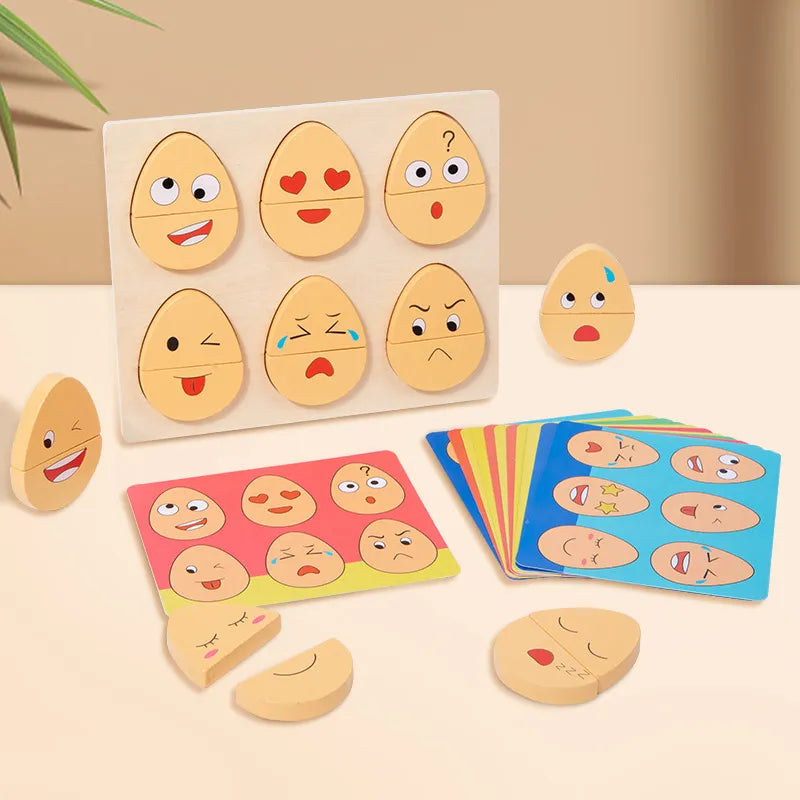 Fun Kids Emotion Puzzle Learning Toy