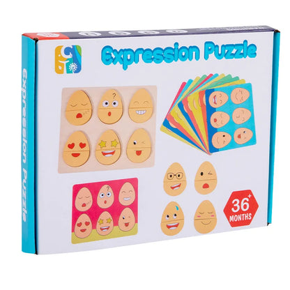 Fun Kids Emotion Puzzle Learning Toy