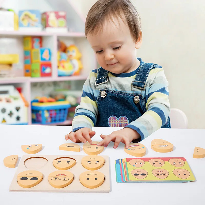 Fun Kids Emotion Puzzle Learning Toy