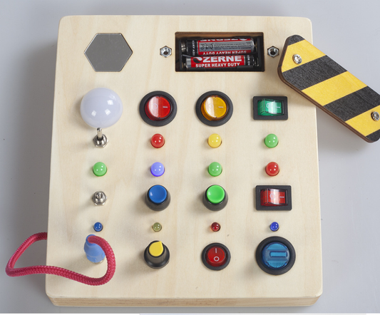 Fun Learning Activity Board for Kids with Lights and Sounds - Fesara