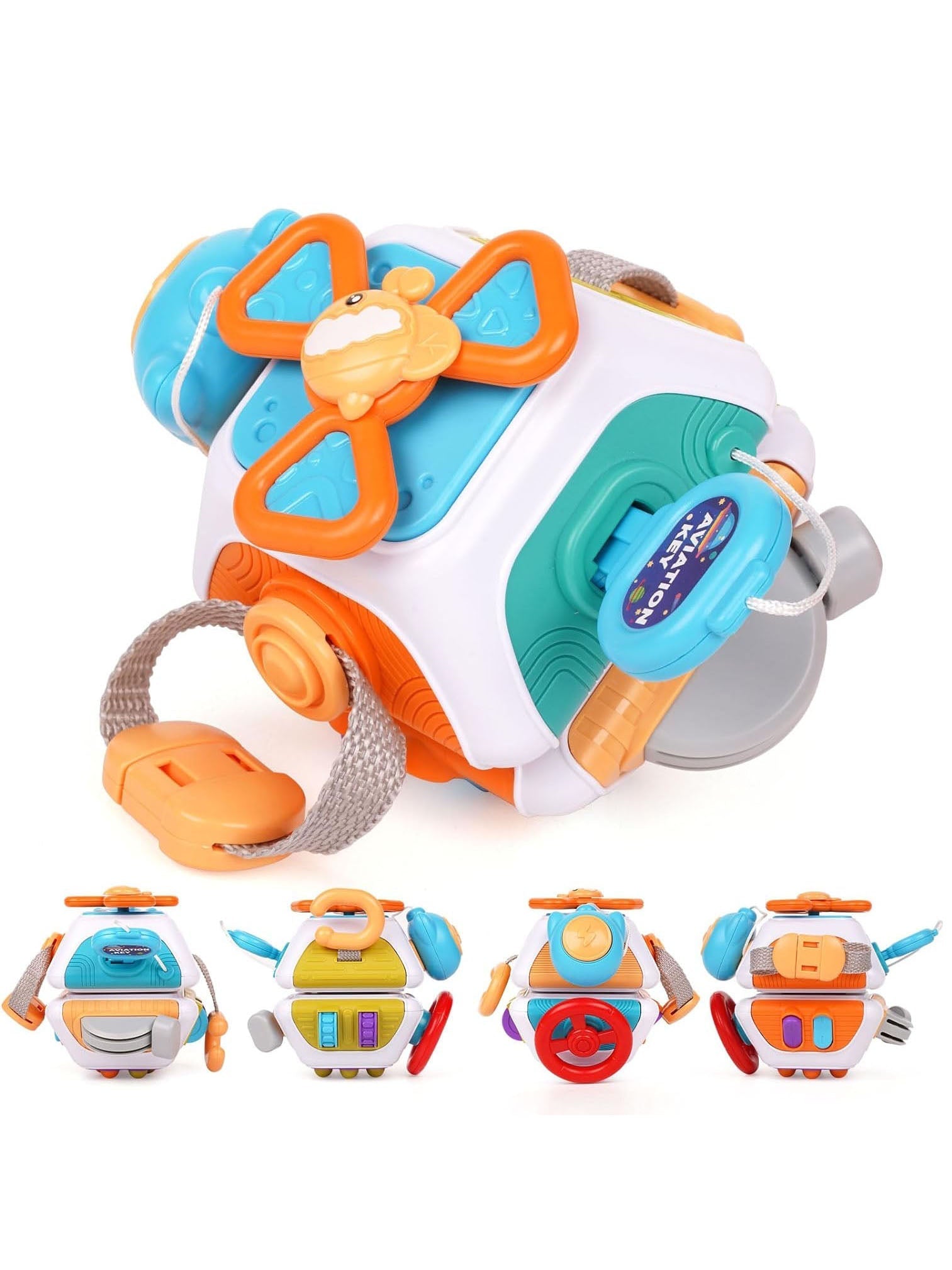 Montessori Cube Educational Toy for 1-4 Year Olds – Motor Skills Development, Interactive Fun 2