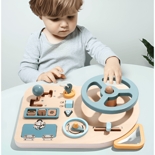 Wooden Learning Push Car for Kids 3 Years and Up - Fesara