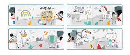 Interactive 3D Children's Sensory Book with Sounds