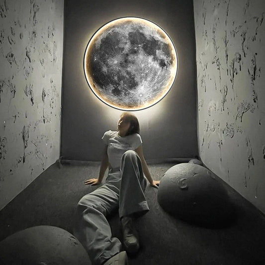 Glowing Moon LED Wall Light - Fesara