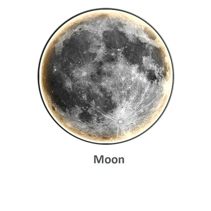 Glowing Moon LED Wall Light