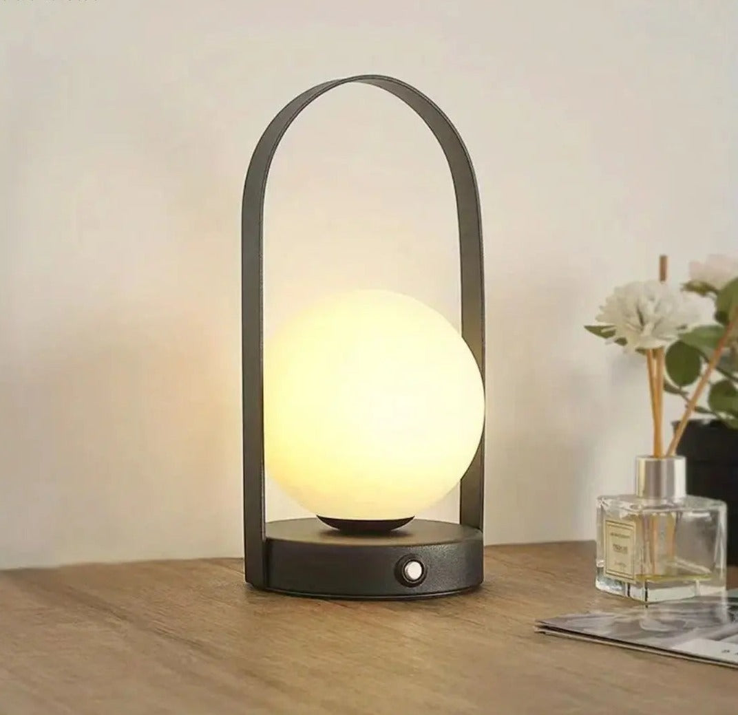 Compact Modern Desk Lamp with Touch Sensor and USB Recharge